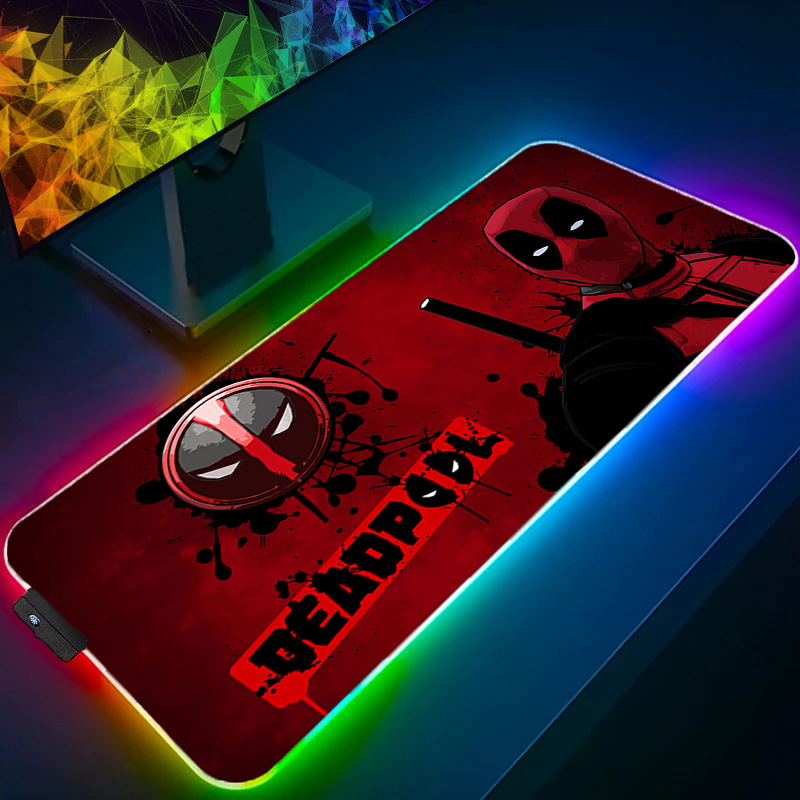 Pc Gaming Gratis - LED-muismat Gaming Backlight Lock Edge Anime-accessoires