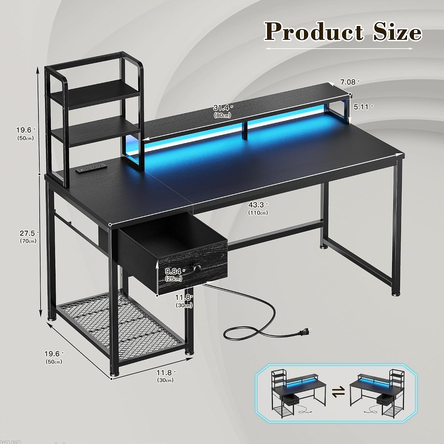 44 inch gamingbureau met boven - Usb Hub Gaming recensie en prijs