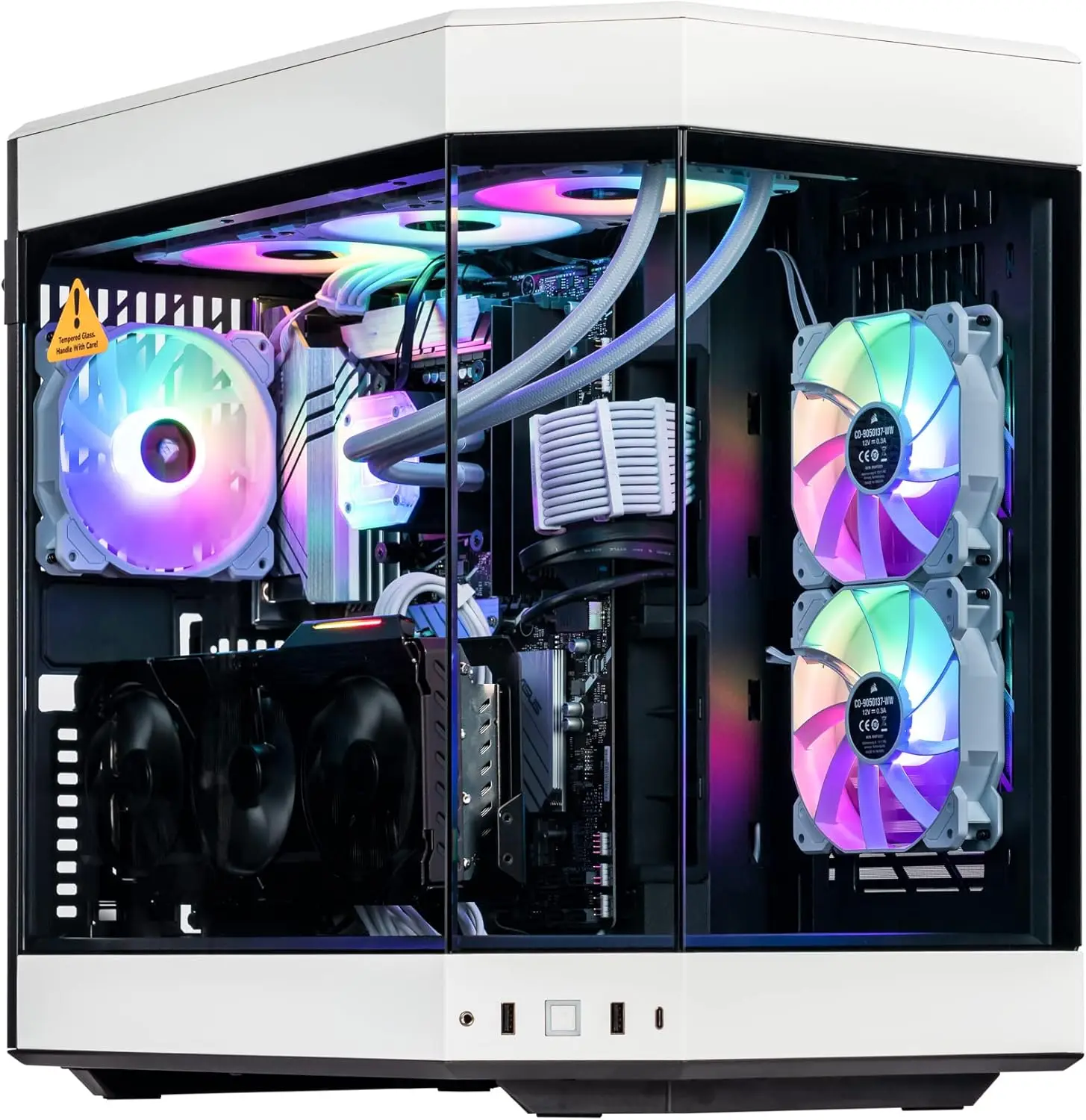 Velztorm White Praetix, op maa - Pc Gaming Y60 recensie en prijs