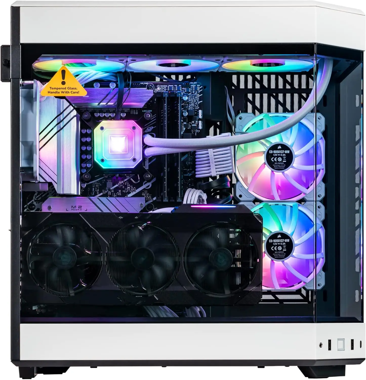 Velztorm White Praetix, op maa - Pc Gaming Y60 recensie en prijs