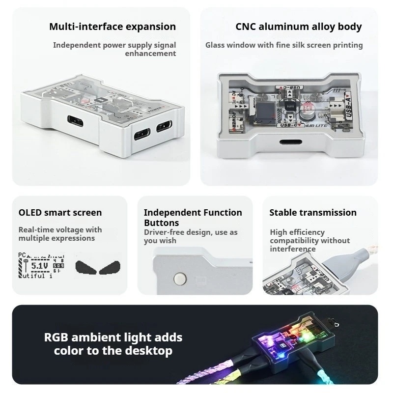 Gaming USB-hub met 2-in-3-uitg - Usb Hub Gaming recensie en prijs